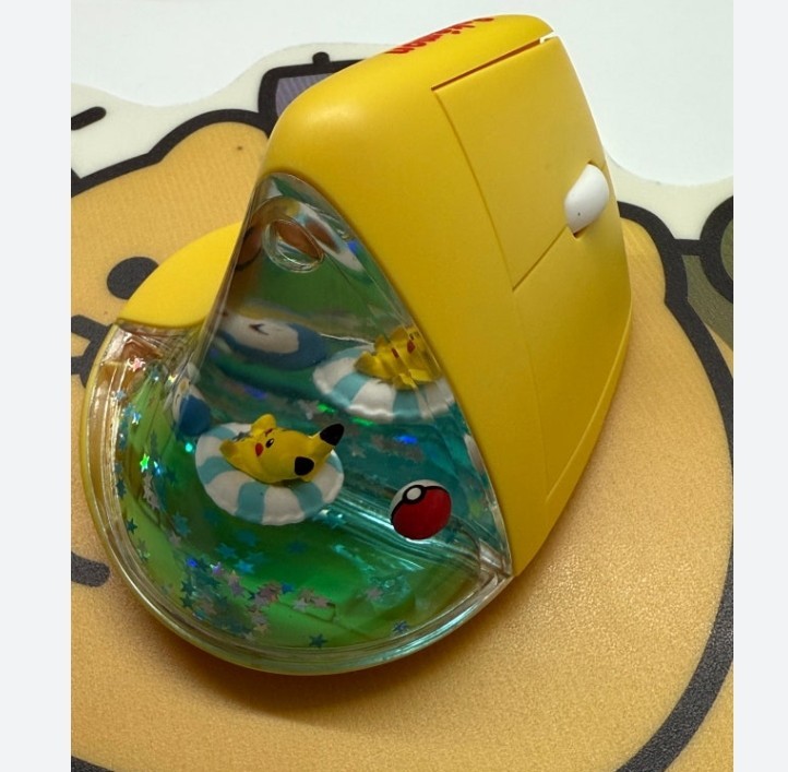 Pokemon Genuine Pikachu Bluetooth Vertical Mouse 2.4Ghz Wireless Mouse