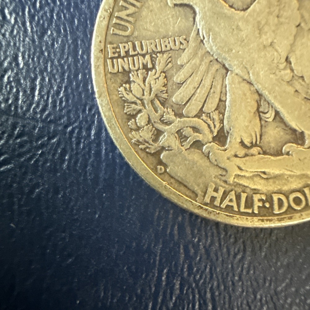 1941-D Walking Liberty Silver Half Dollar 90%
