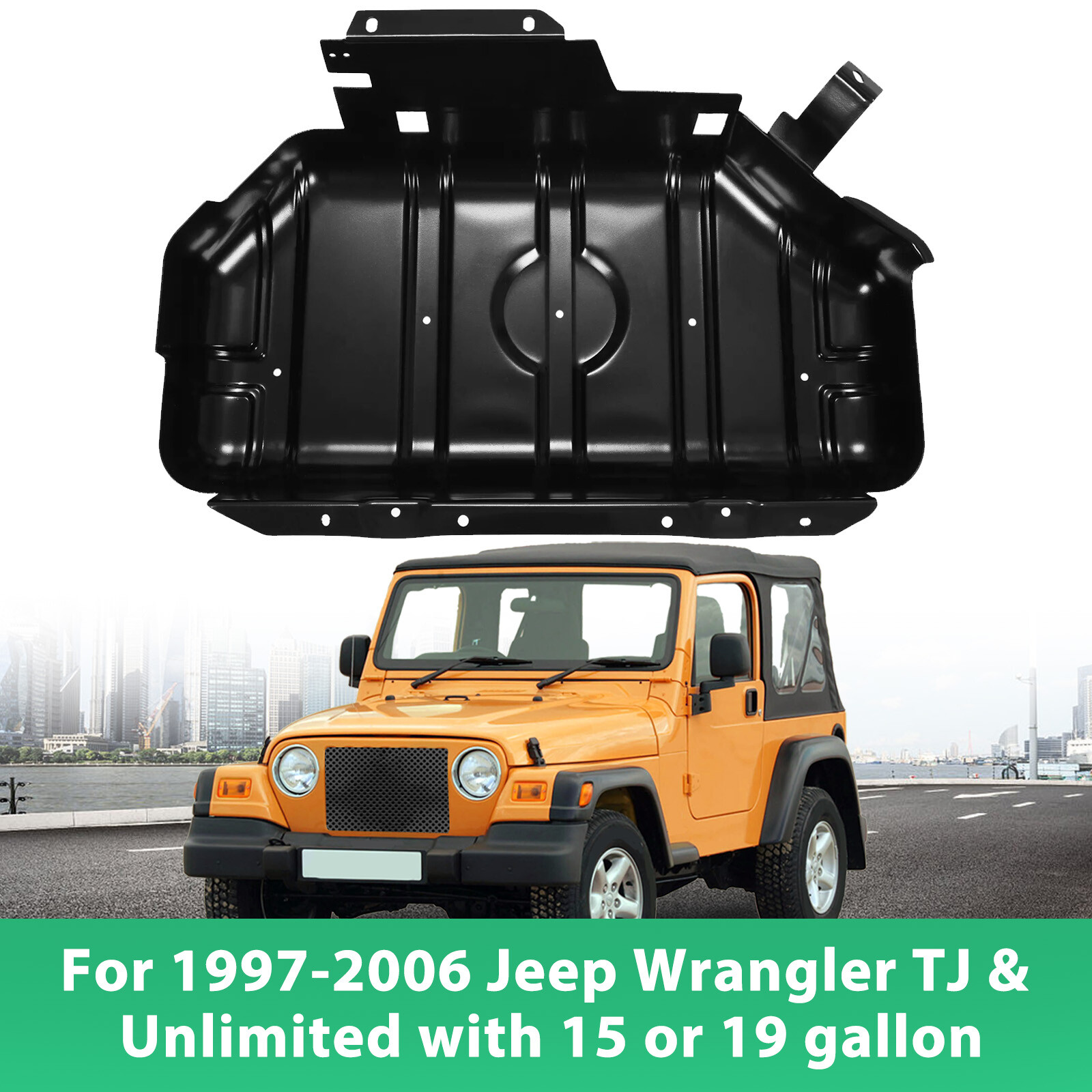 For Jeep Wrangler TJ & Unlimited 1997-2006 Gas Tank Skid Plate Guard #52100219AB