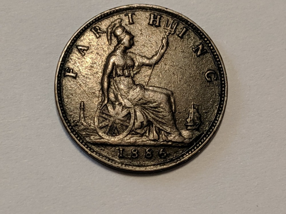 1886 GREAT BRITAIN FARTHING