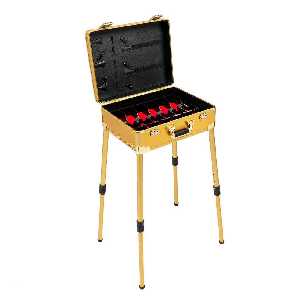 Barber Case Mobile Barber Station Professional Barber Toolbox Adjustable Height