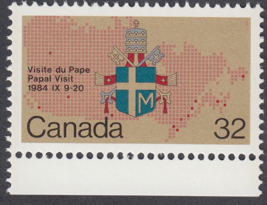 Canada - #1030 Papal Visit - MNH