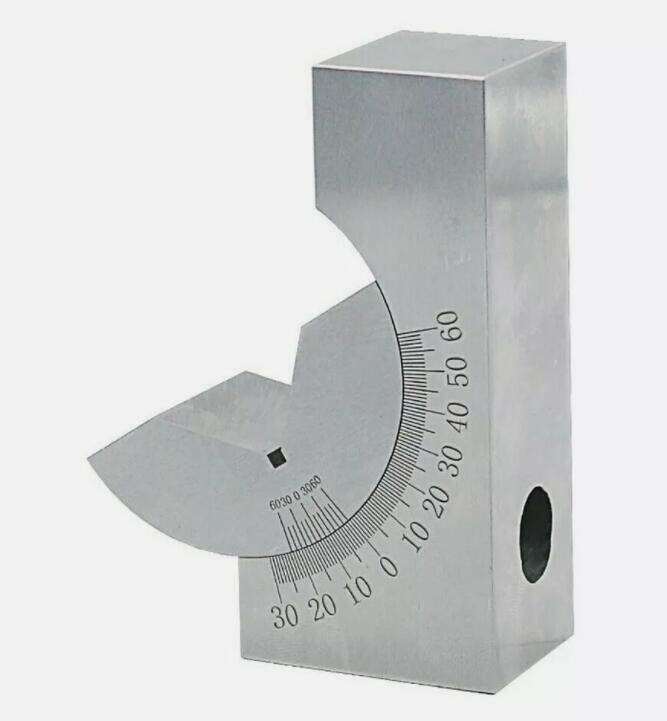 Adjustable Angle V Block Milling Setup 0-60 Degree Angle Block Precision Gauge