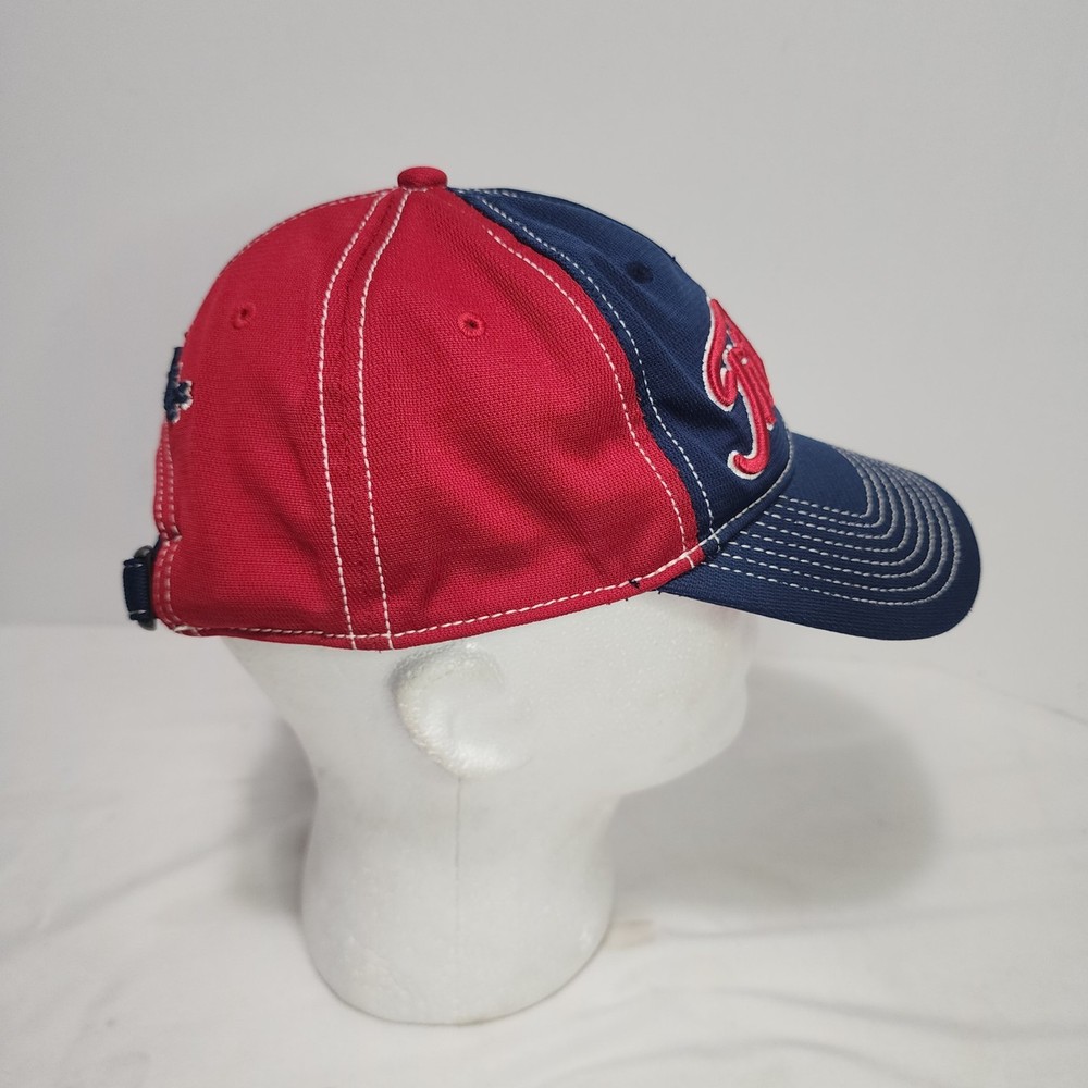 TITLEIST Golf Red/White/Blue Adjustable Strapback Sot-Top "Dad" Hat Cap EUC