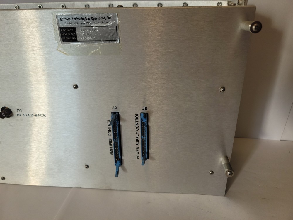 Ehrhorn Technological Operations AK-103 AB-061 Controller Rack Chassis