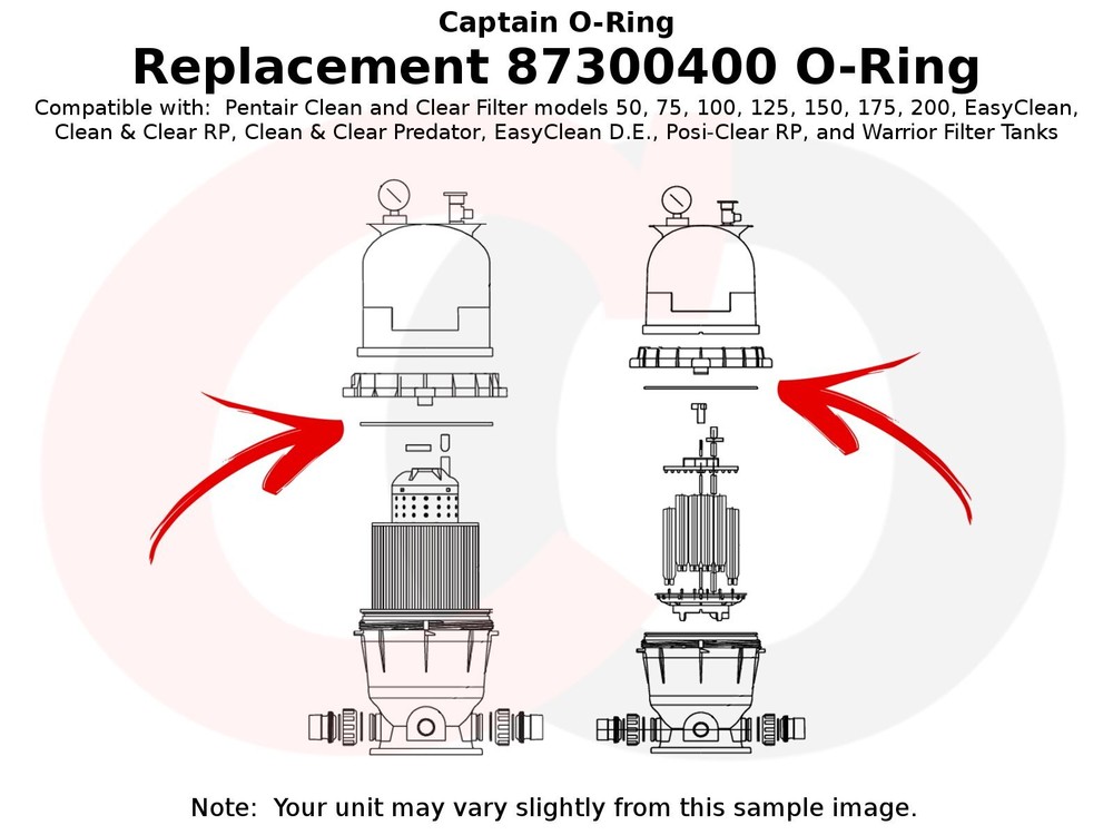 Captain O-Ring – Replacement 87300400 O-Ring for Pentair Clean & Clear,...