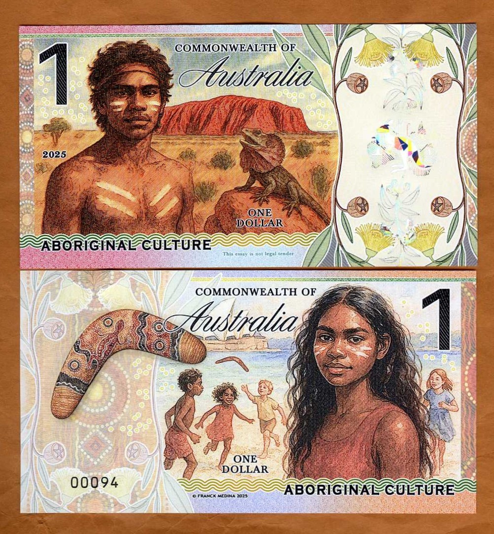 Australia, 1 Dollar, 2025 Private Issue Fantasy Polymer