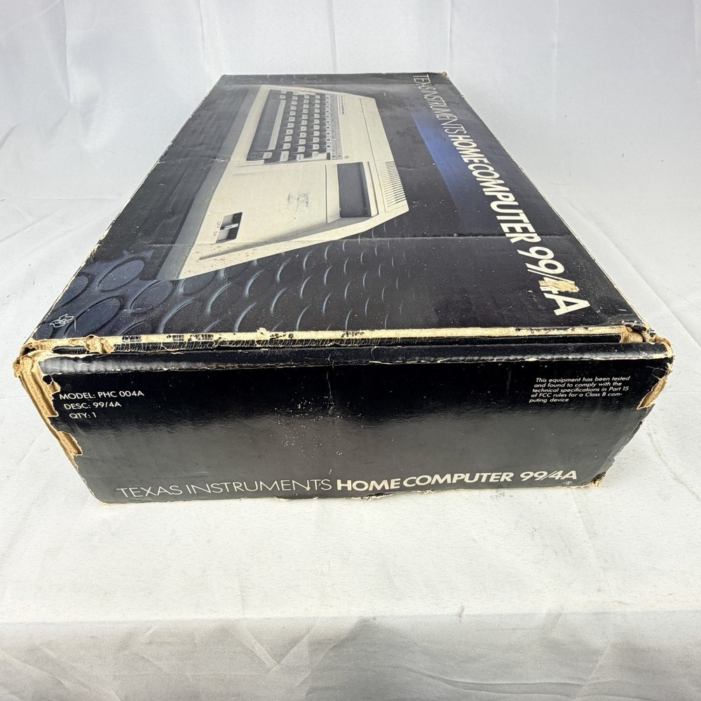 Texas Instruments TI-99/4A Computer New Old Stock Open Box Sealed Inside