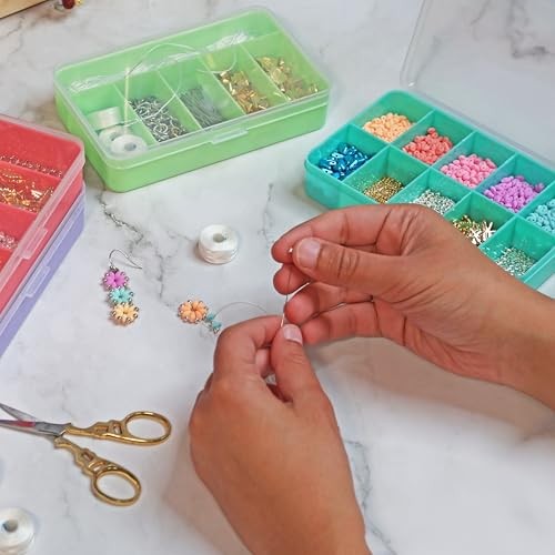 Personality Case Color-Coded Organizers, 4 Stackable boxes, 22 compartments