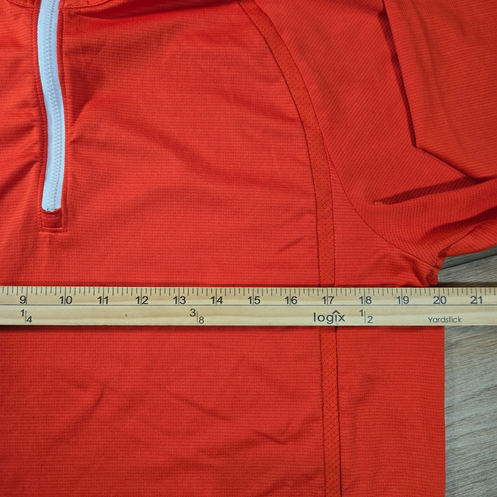 PUMA Golf Mens M Red 1/4 Zip Performance Pullover Jacket USP Dry