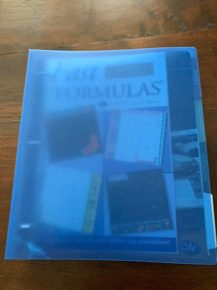 Creative Memories Fast Formulas and Page Patterns