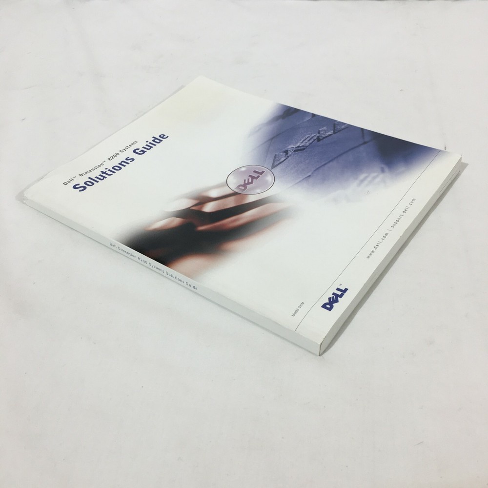 Dell Dimension 8200 Systems Solutions Guide Softcover User's Manual