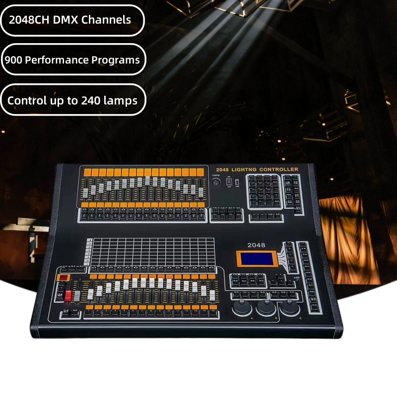 New King Kong 2048 Console Stage Lights DMX Controller Bar Show Light Console