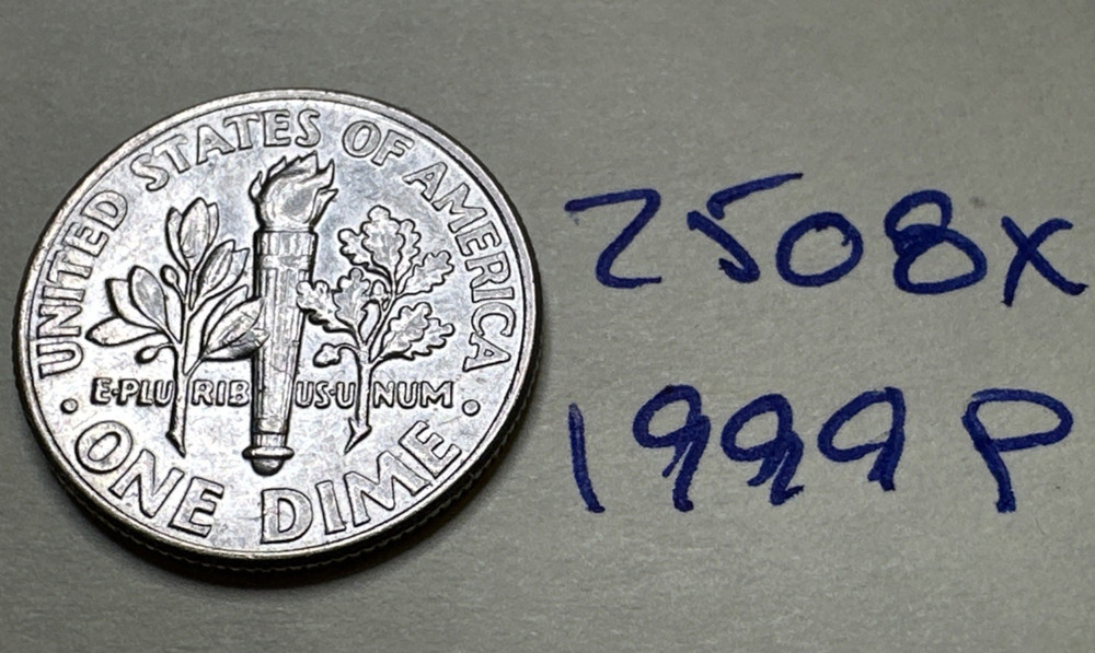 1999 (P) US Roosevelt Dime 10C 2508X