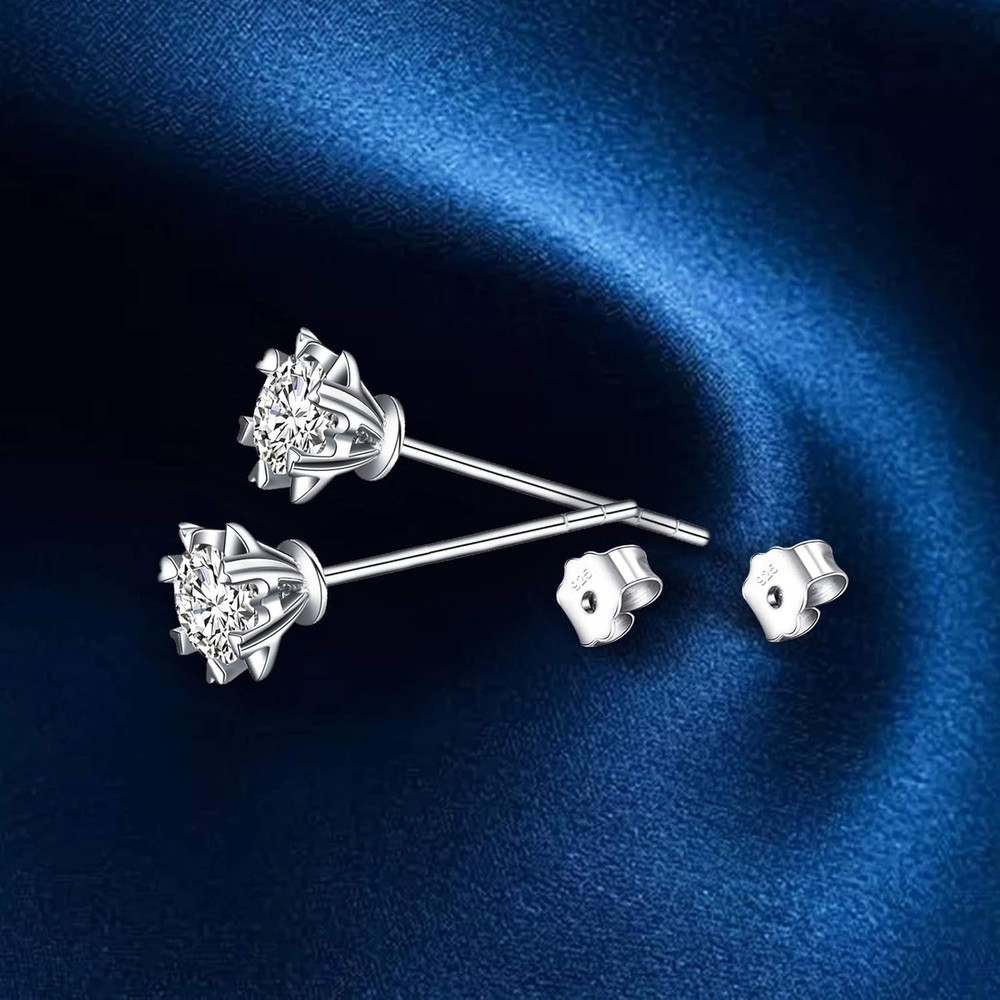 30Pcs 925 Sterling Silver Earring Backs – Hypoallergenic Secure Locking
