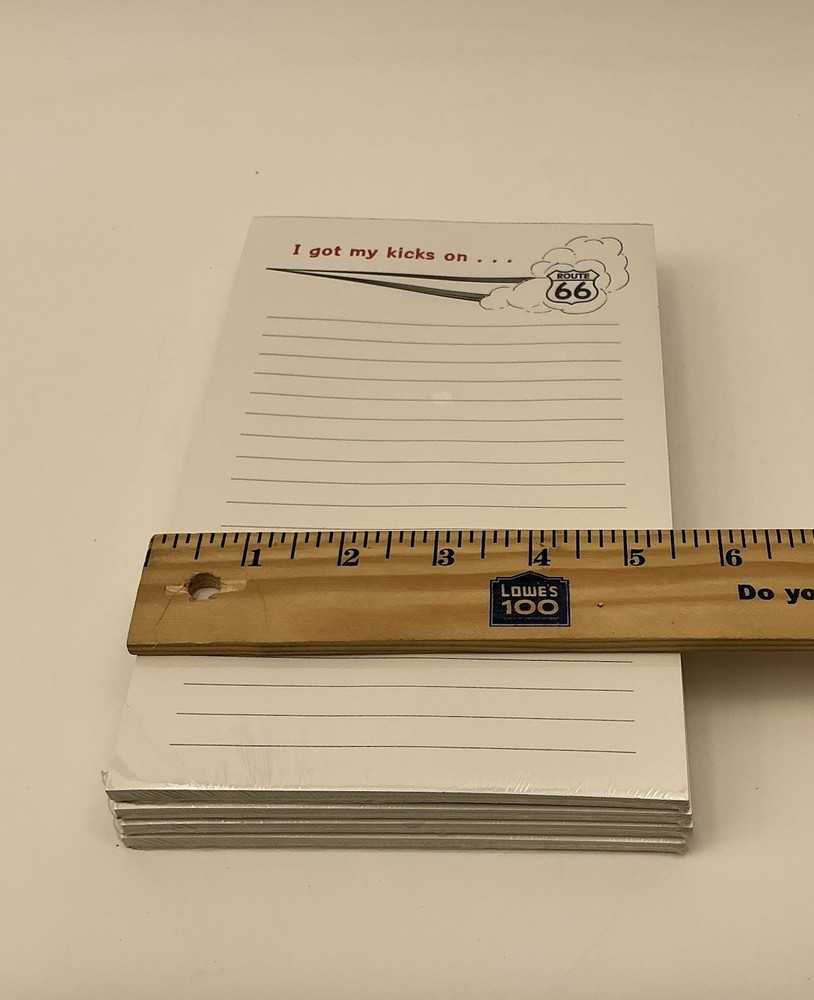 Route 66 Notepads - Set Of 4