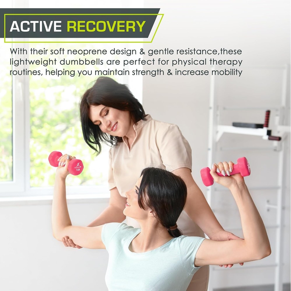 ProsourceFit Neoprene Dumbbell Coated Non-Slip Grip