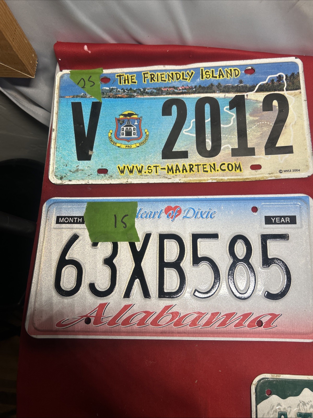 Mixed Lot of License Plates