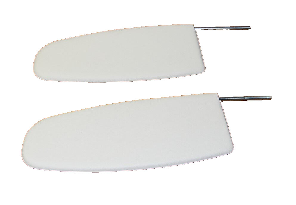 Sun Visor Set White Left Side Right Side Fits Volkswagen Type1 Bug 1958-1964
