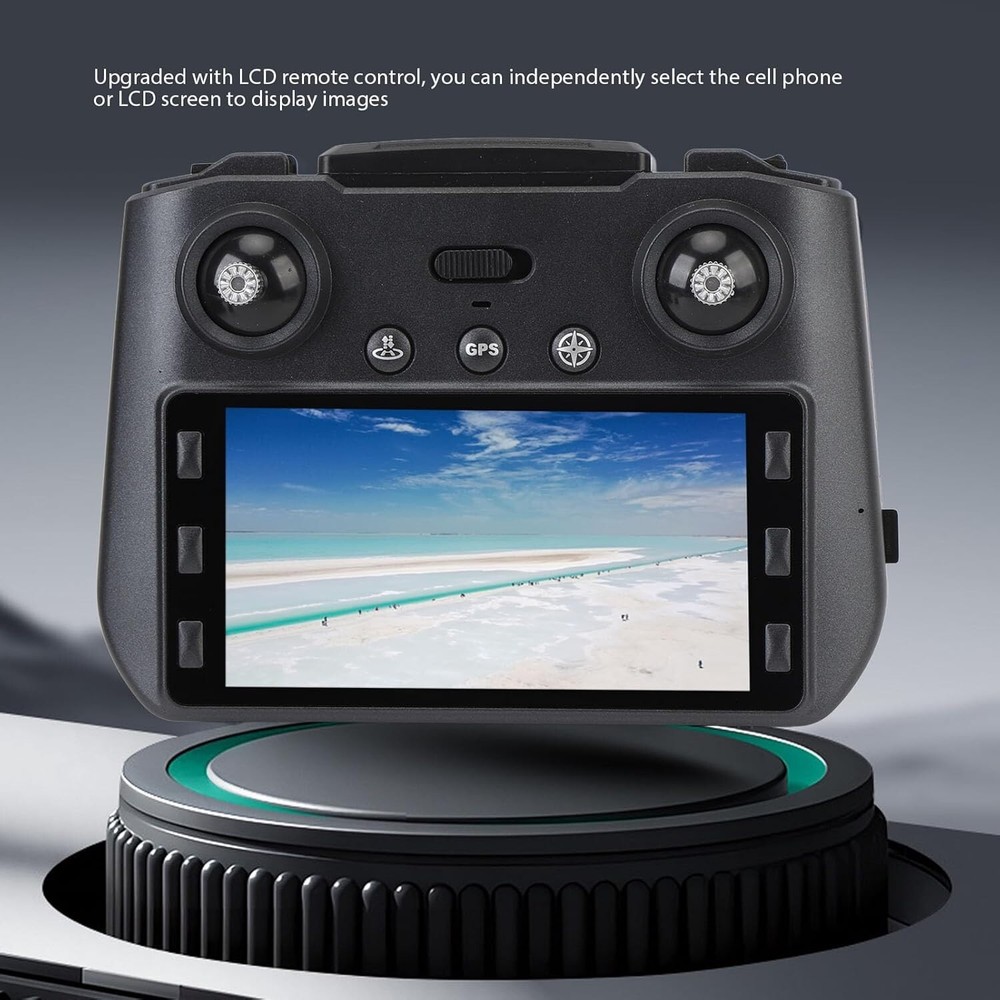 RC Drone Brushless, HD Dual Camera Quadcopter, Obstacle Avoidance LCD Screen Opt