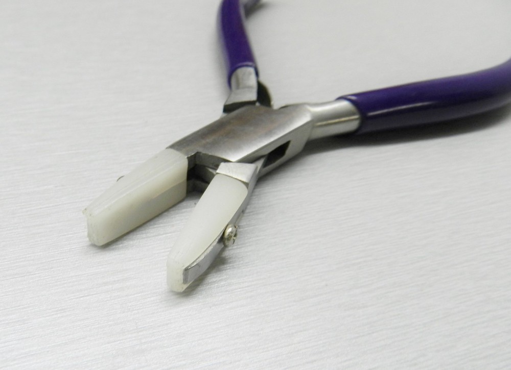 Nylon Tips Flat Replacement Jaws For Flat Nose Pliers Plastic Jaw Set Inserts