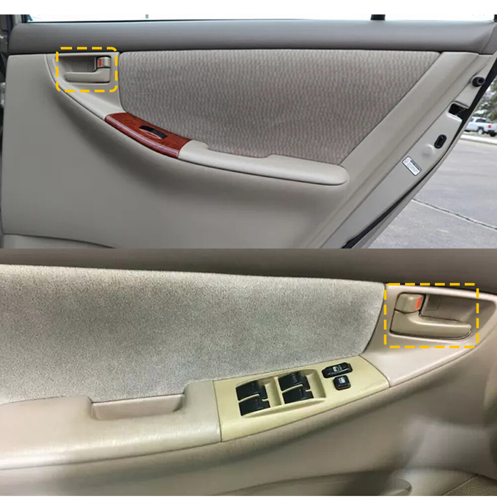 Fits Toyota 2003-2008 Corolla Inside Interior Door Handle Right & Left Set Beige