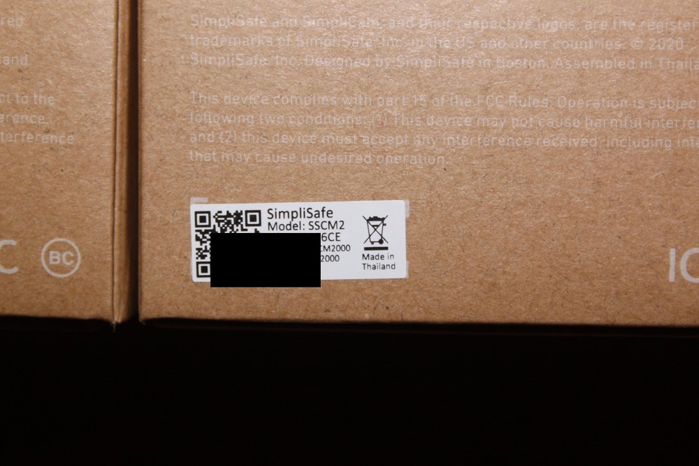 Simplisafe SimpliCam Camera, Glassbreak, Panic, Entry Sensor, Key Fob Bundle Lot