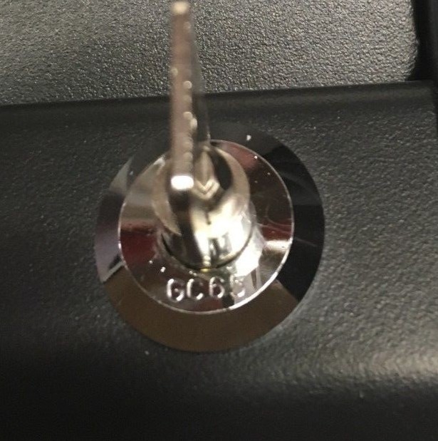 GC65 2 NEW KEYS Sentry Pistol Safe Code: GC65 Handgun Key Models QAP1E & QAP1BE