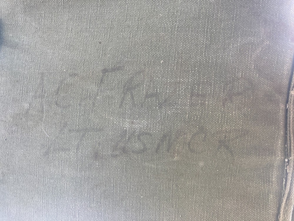 USMC ORIGINAL WW2 US MAP CASE WITH SHOULDER STRAP UNITED STATES MARINE CORPS