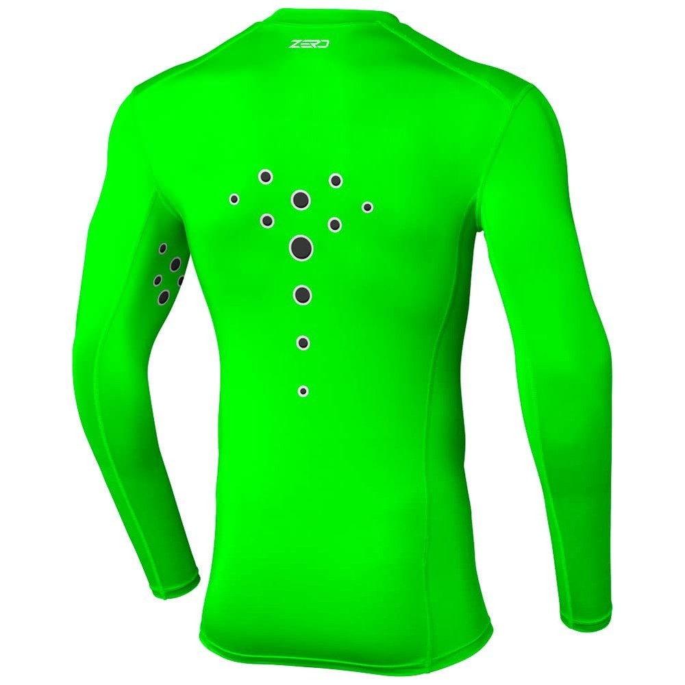 Seven Zero Blade Laser Cut Compression Jersey Small Flo Green