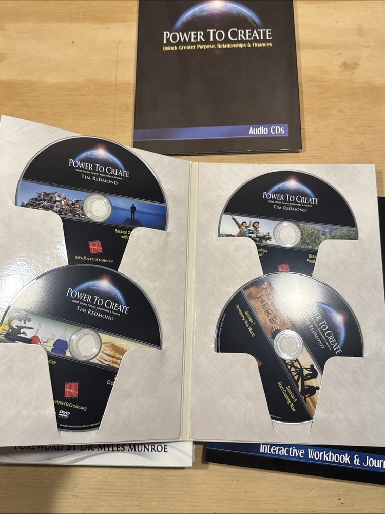 Tim Redmond Power to Create Curriculum Set DVDs, CDs, Workbook READ