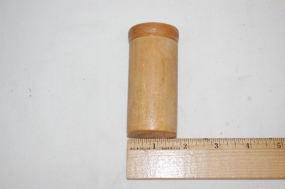 Vintage Wood Container Sewing needle box Unknown Maker Preowned