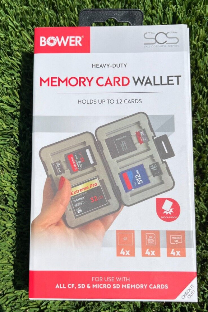 BOWER HEAVY DUTY MEMORY CARD WALLET