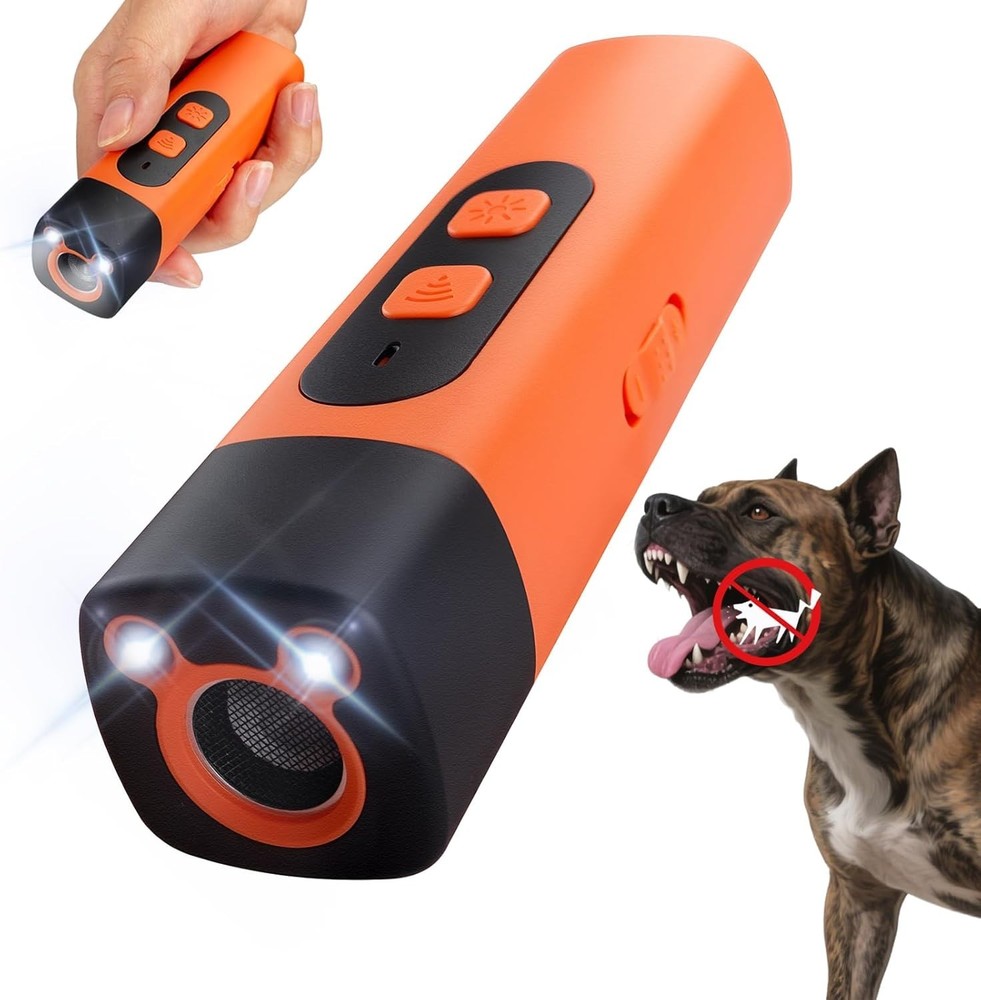 Rechargeable Ultrasonic Dog Trainer: 50ft Long Range Bark Control Solution