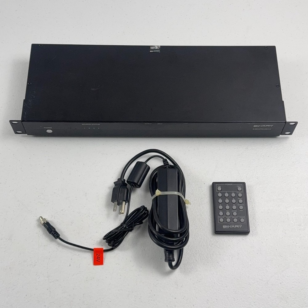Binary B-500-MTRX-230-4x4 HDMI 4x4 Matrix Replacement Switcher TESTED WORKING
