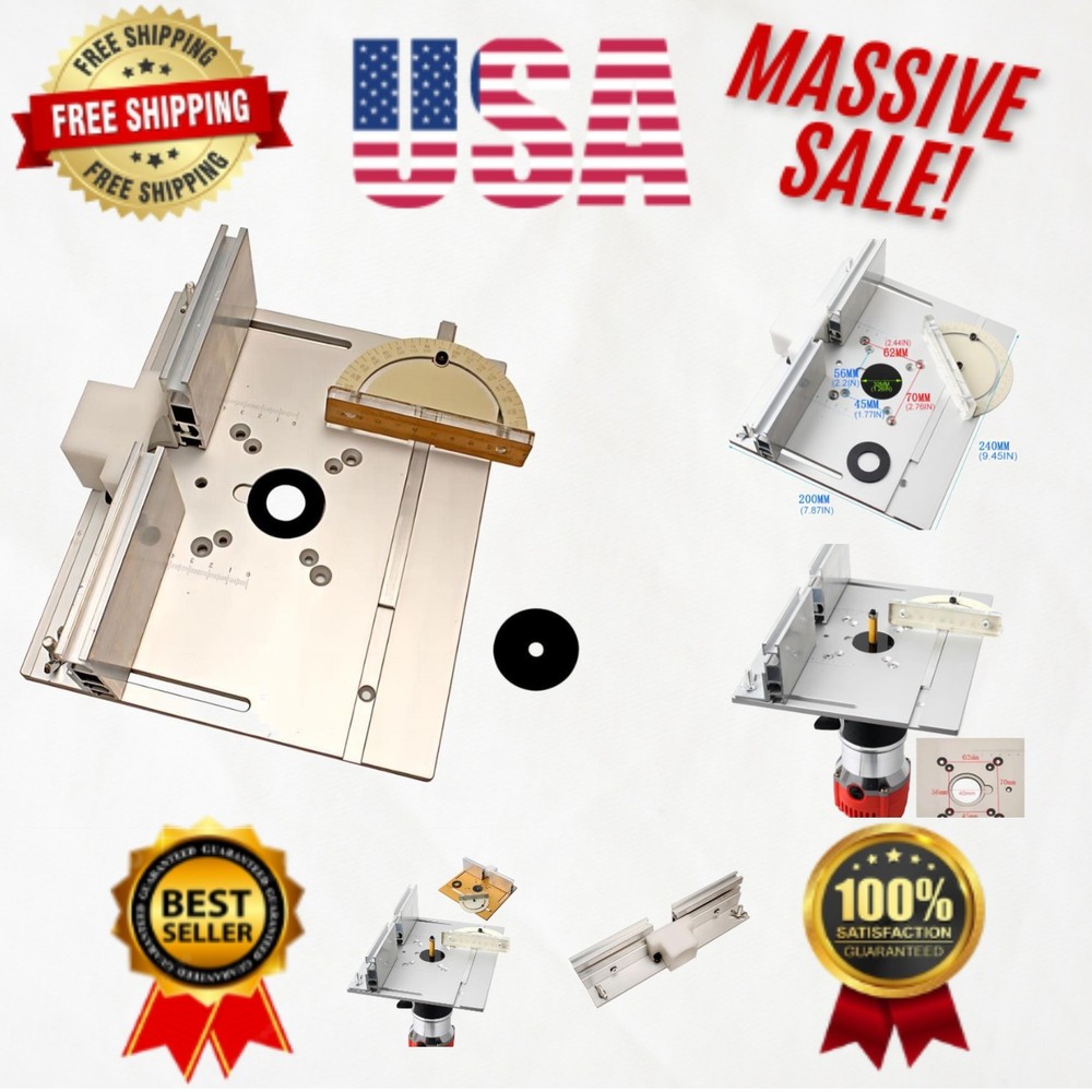 Precision Engineering Aluminum Router Insert Plate for Professional Woodworking