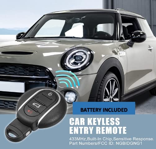 4 Button Smart Car Key Fob Keyless Entry Replacement for Mini Cooper 1