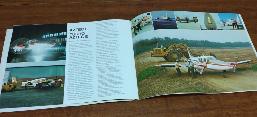 Piper Aztec E Turbo Aztec E 1970 Brochure