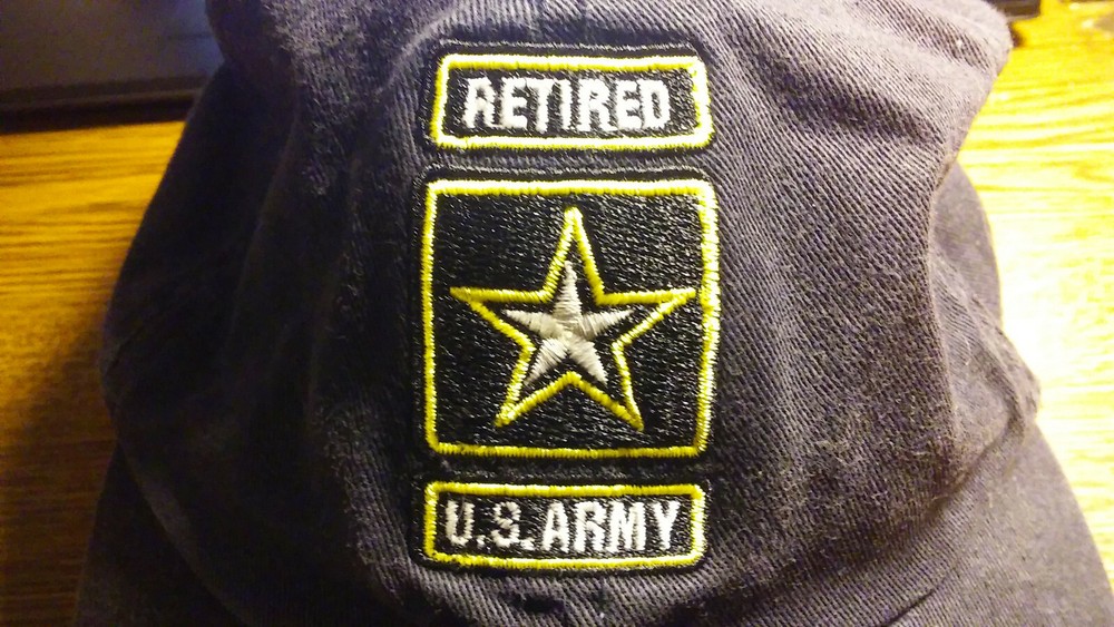 U. S Army Retired patch (iron on)