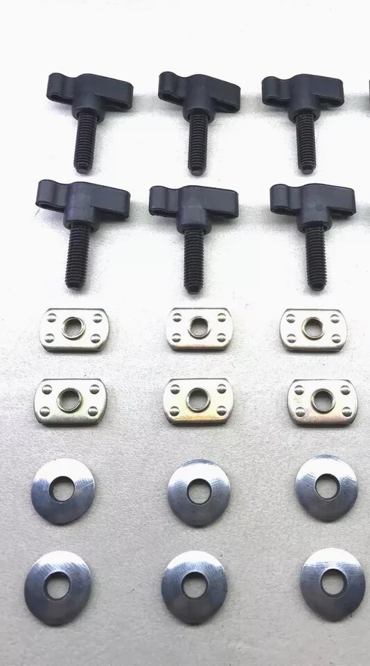 18 pc. Hard Top Thumb Screw Fastener Set Fits all 1997 to 2006 Jeep Wrangler