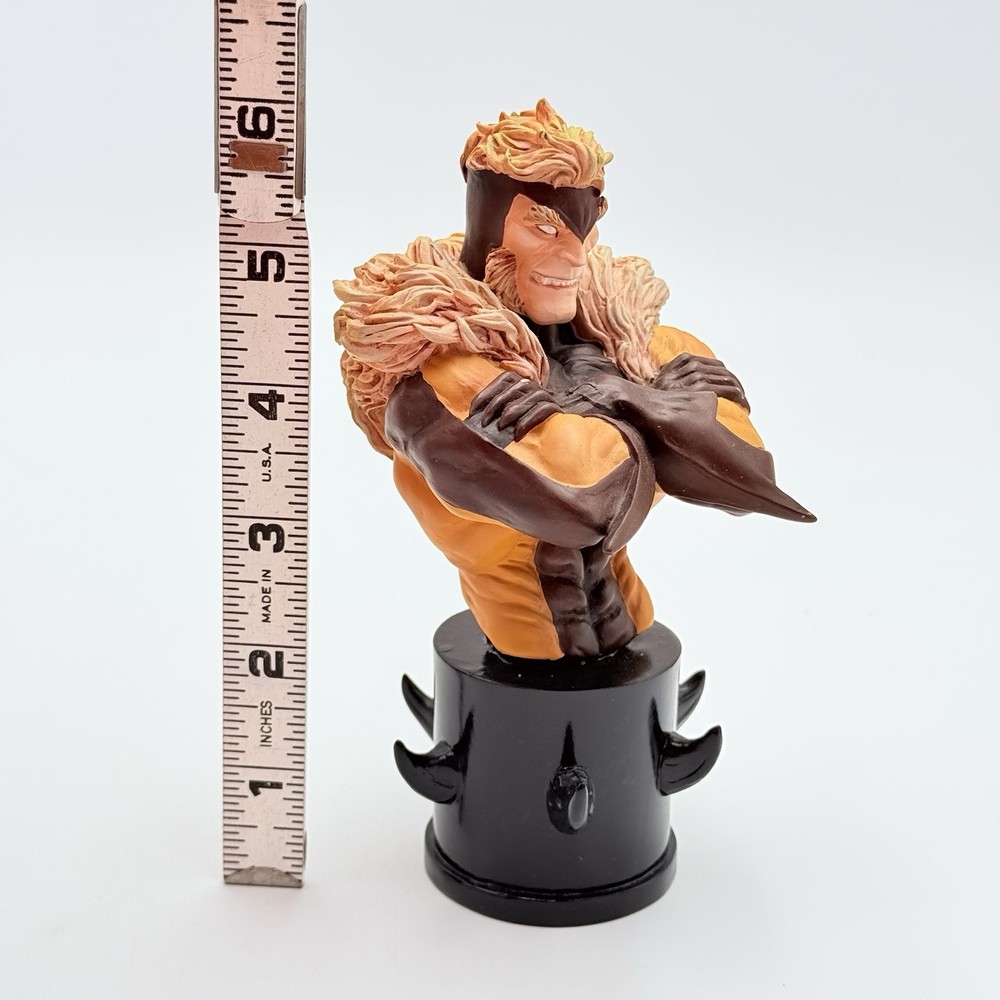Bowen Designs Marvel Sabertooth Mini Bust Figurine 6” Tall IN BOX