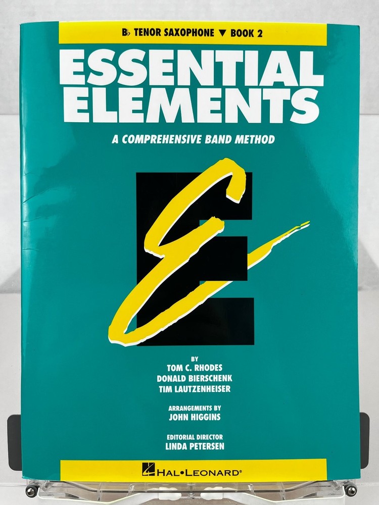Tenor Saxophone Essential Elements Book 2 Hal Leonard Book