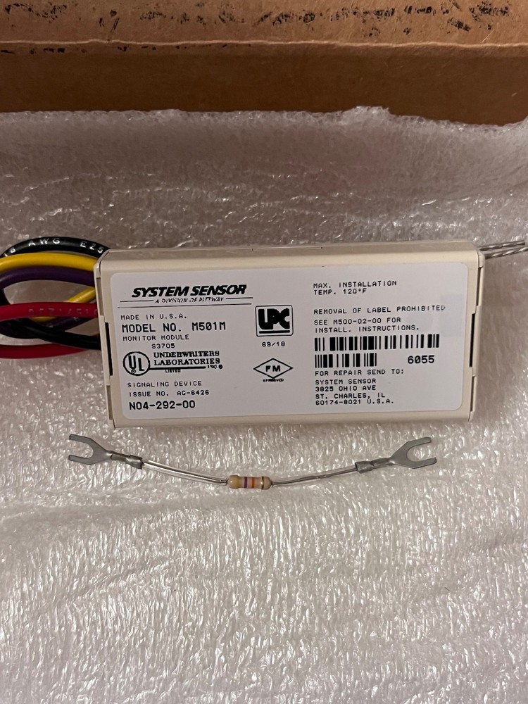 New System Sensor M501M Mini Monitor Module System Sensor M501M