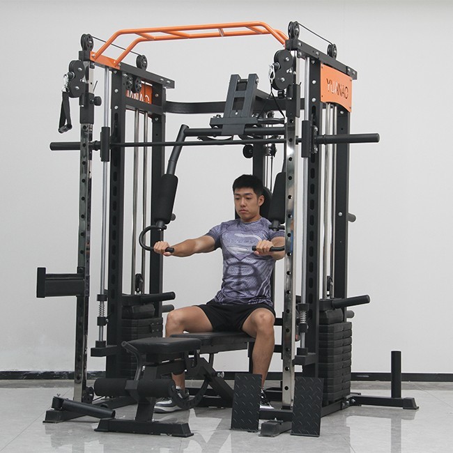 Multi function smith machine cable pully machine
