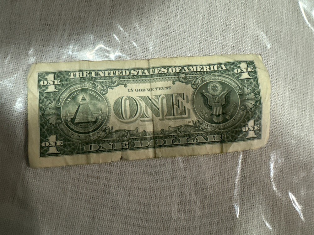 one dollar bill error 2013 b