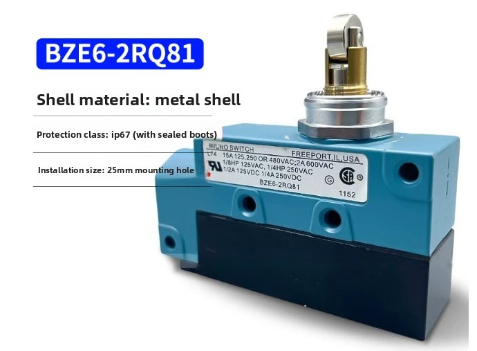 Honeywell BZE6-2RQ81 Precision Limit Switch/Micro Switch MICRO SWITCH E6 Series