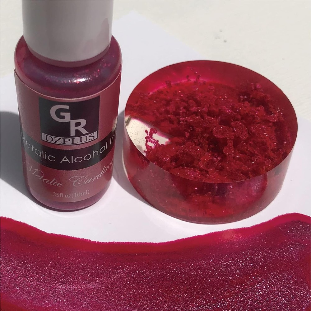 Metallic Alcohol Ink Set -16 Colors Based for Resin...