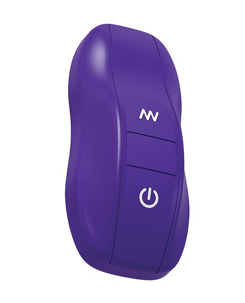 Vibrating Rechargeable Butt Plug 4 Inch Remote Control Luv Inc Medium Purple 4in