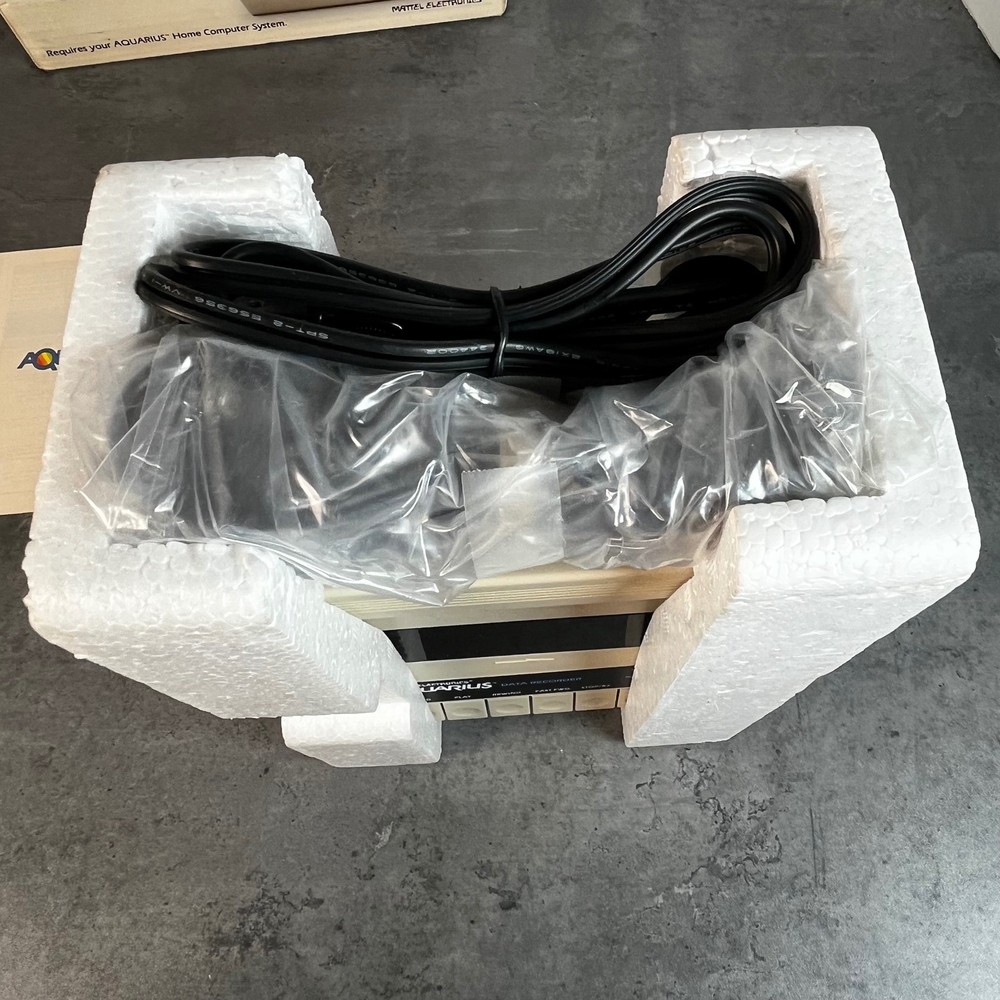 Mattel Electronics Aquarius Data Recorder 4394 Vintage Home Computer System New