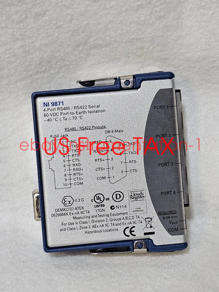 National Instruments NI 9871 cRIO Serial Interface Module, 4-Port RS485/RS422